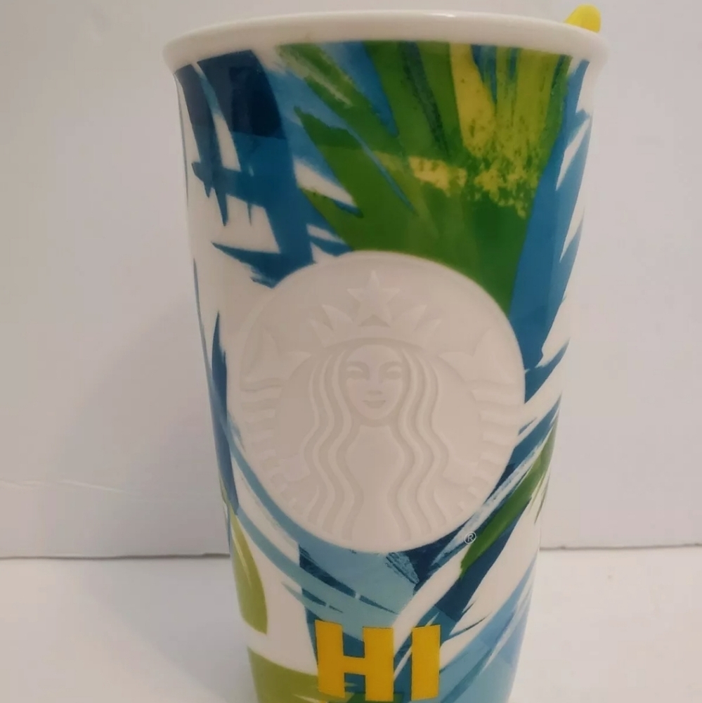 Starbucks 2016 Ltd Hawaii Palm Tree Tumbler